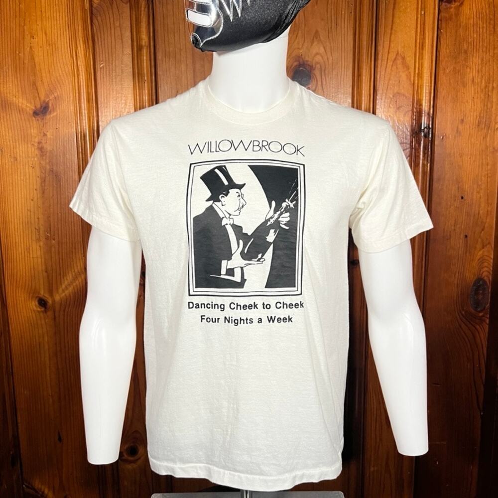American Vintage M Vintage T Shirt White Graphic